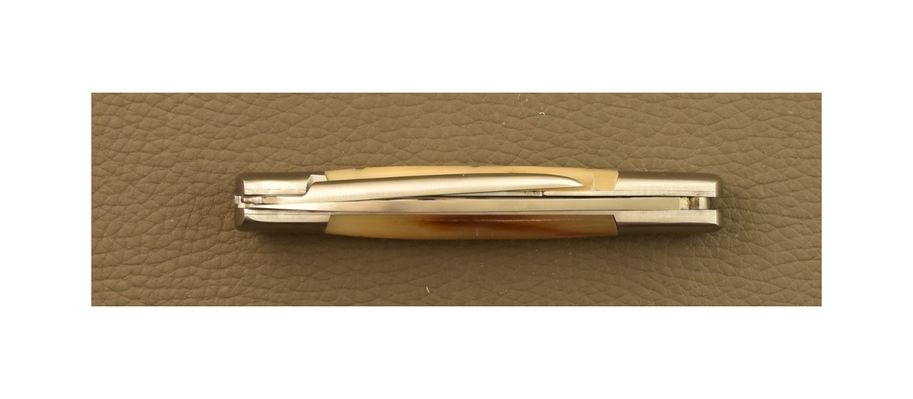 Issoire shepherd's knife & awl Real horn tip