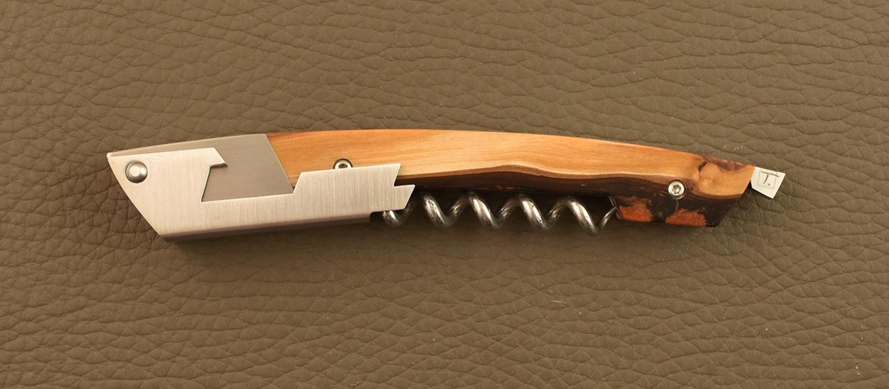 Le Thiers corkscrew Hybrid juniper by Fontenille Pataud, proudly made in France