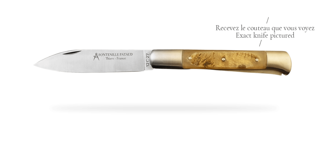 Issoire shepherd's knife & awl Ram horn