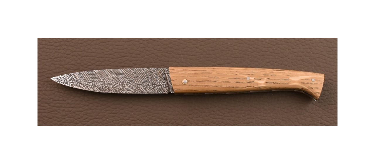 Lombard Damascus Oak "from the valley" knife