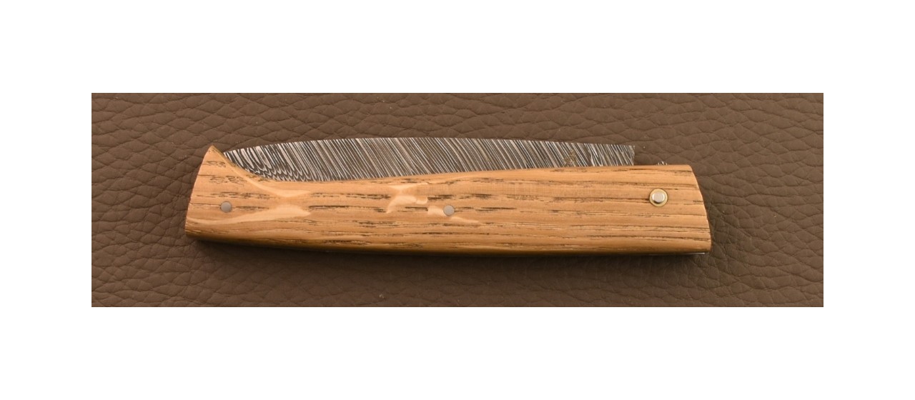Lombard Damascus Oak "from the valley" knife