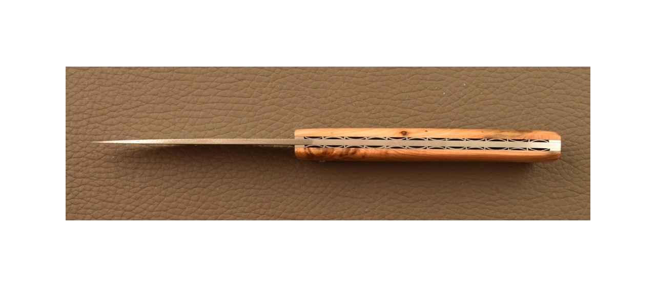 Couteau Lombard Damas Genévrier