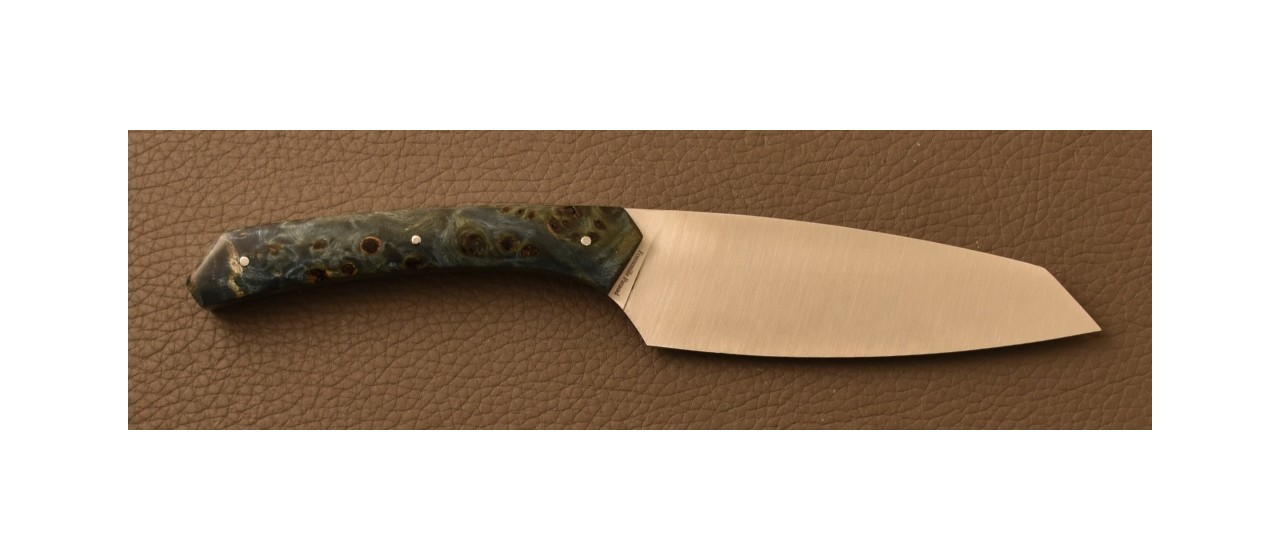 Chef's Knife Signature 1929 Stabilized Blue Poplar burl