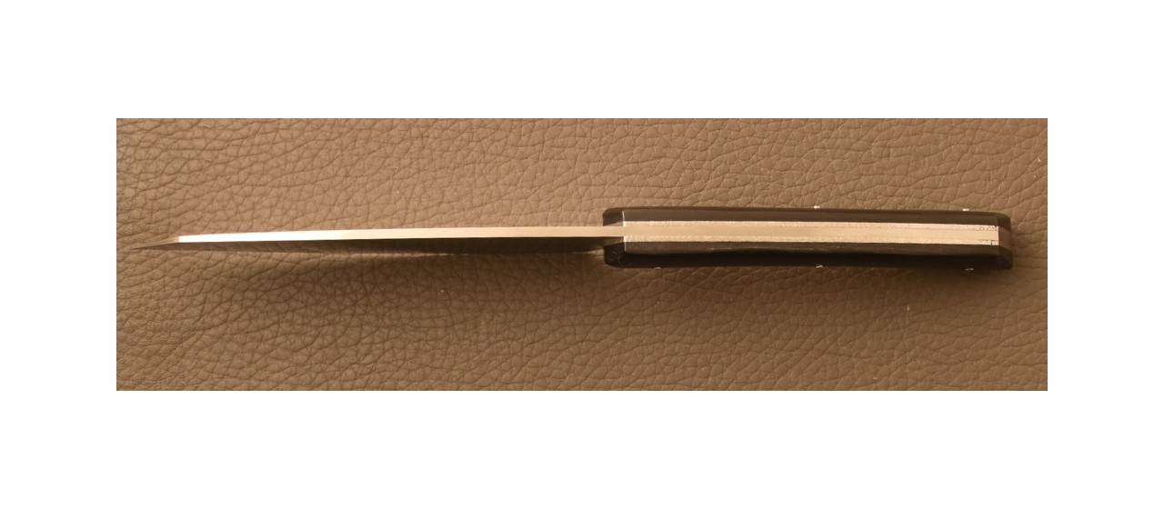 Couteau de cuisine Eminceur Signature 1929 Fat Carbon Goutte Noire