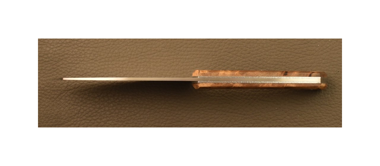 Couteau Eminceur Signature 1929 Loupe de Peuplier stabilisée