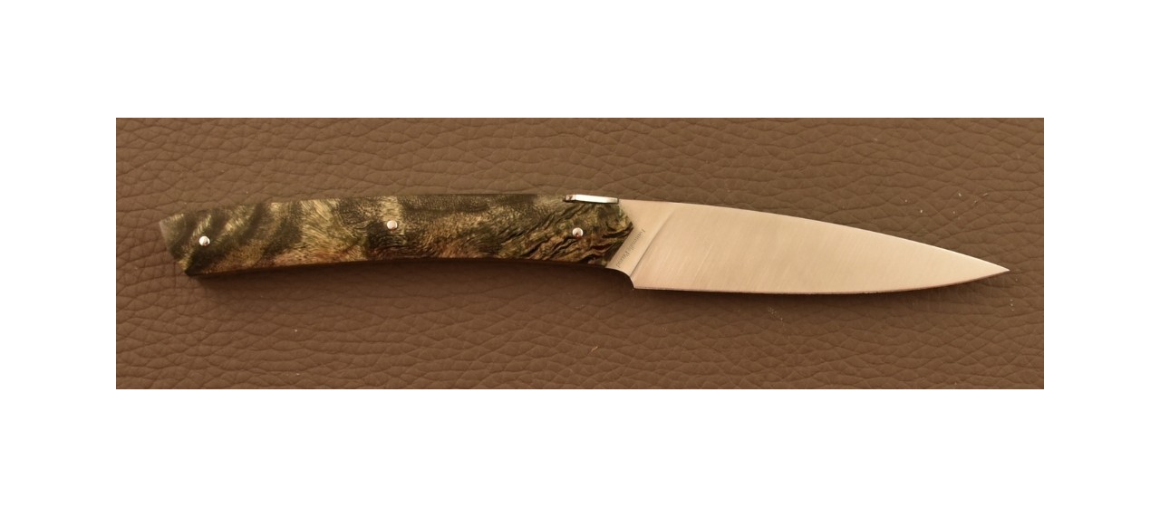 Paring knife Origine 1929 Stabilized black Poplar burl