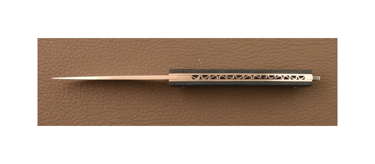 Le Thiers® Nature Full Fat Carbon Artic Storm knife