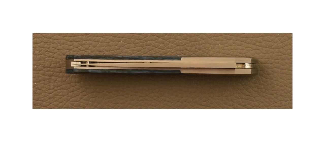 Le Thiers® Advance RWL34 Fat Carbon Artic Storm knife