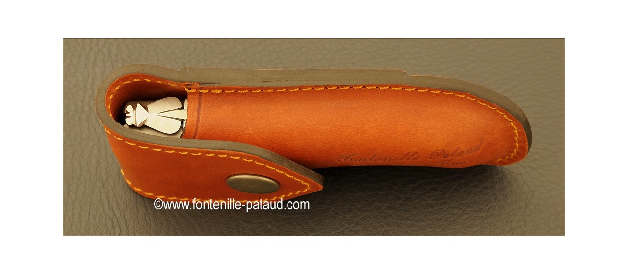 Etui de ceinture en cuir pour Laguiole