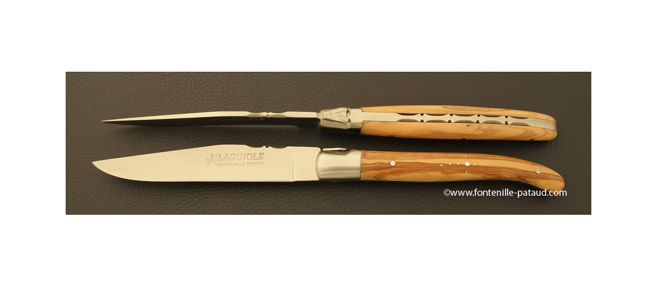 Forge de Laguiole Steak Knife Set of 2 in Opalescence – Shop Provence  Poiriers