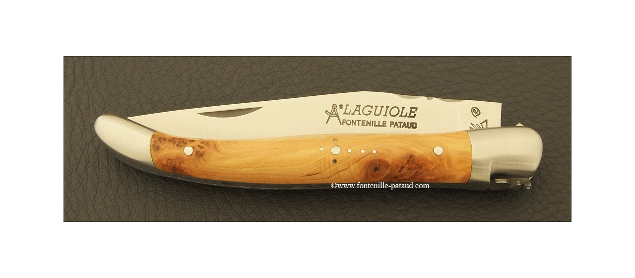 Laguiole Knife Traditional 11 cm Classic Range Juniper burl