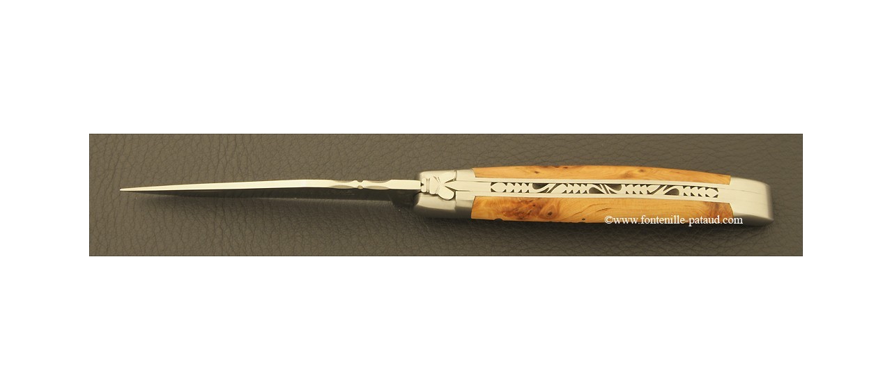 Laguiole Knife Traditional 11 cm Classic Range Juniper burl