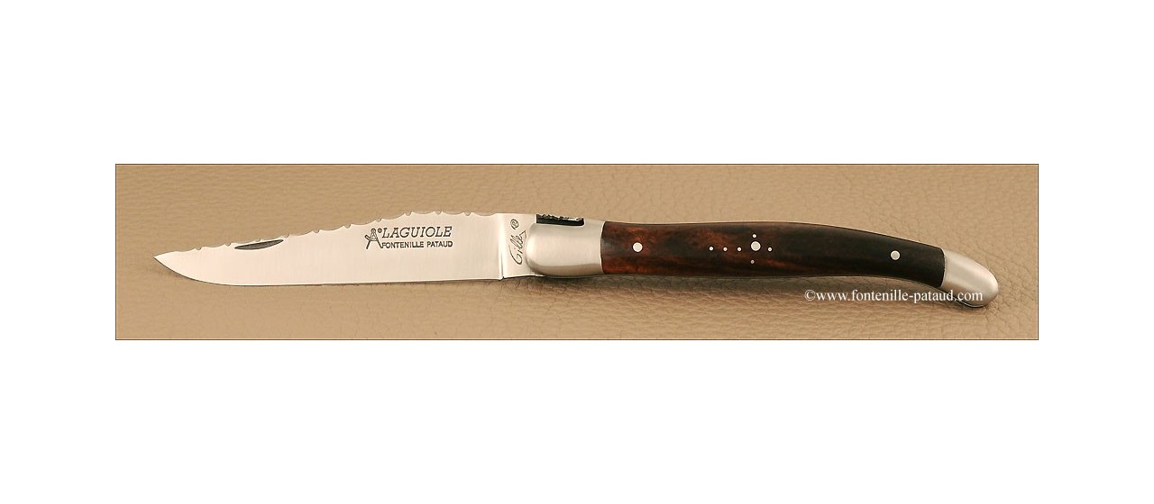 Laguiole knife stainless steel blade