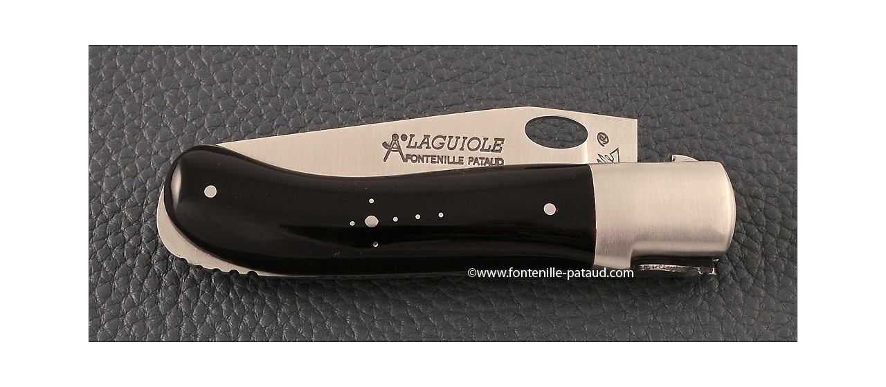 Laguiole Knife Gentleman Single Hand Opening Range Ebony