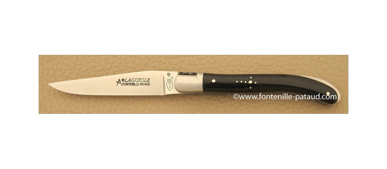 Laguiole Knife XS Classic Range Real Ebony