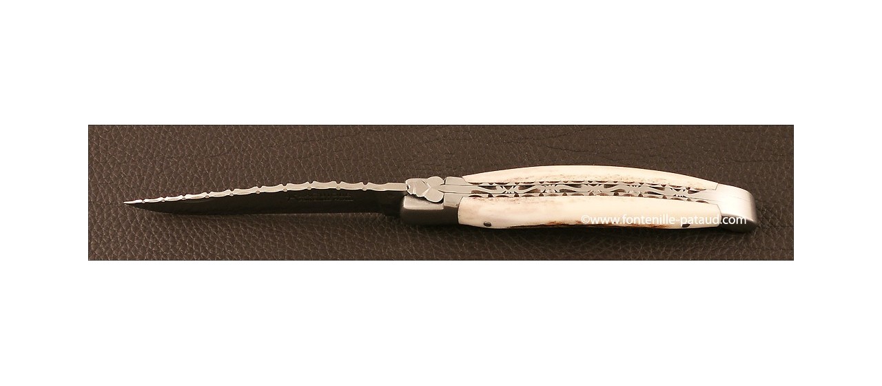 real stag horn laguiole french knife