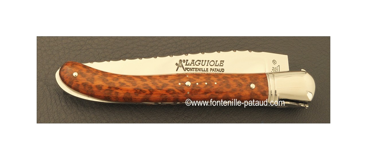 Craftman laguiole knife made in France, snakewood