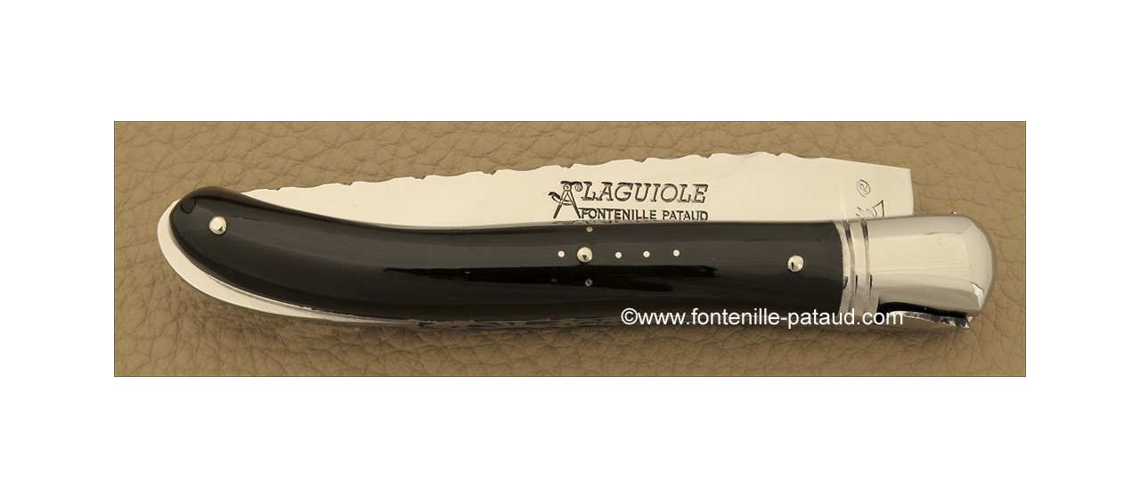 Buffalo horn laguiole knife handmade in France