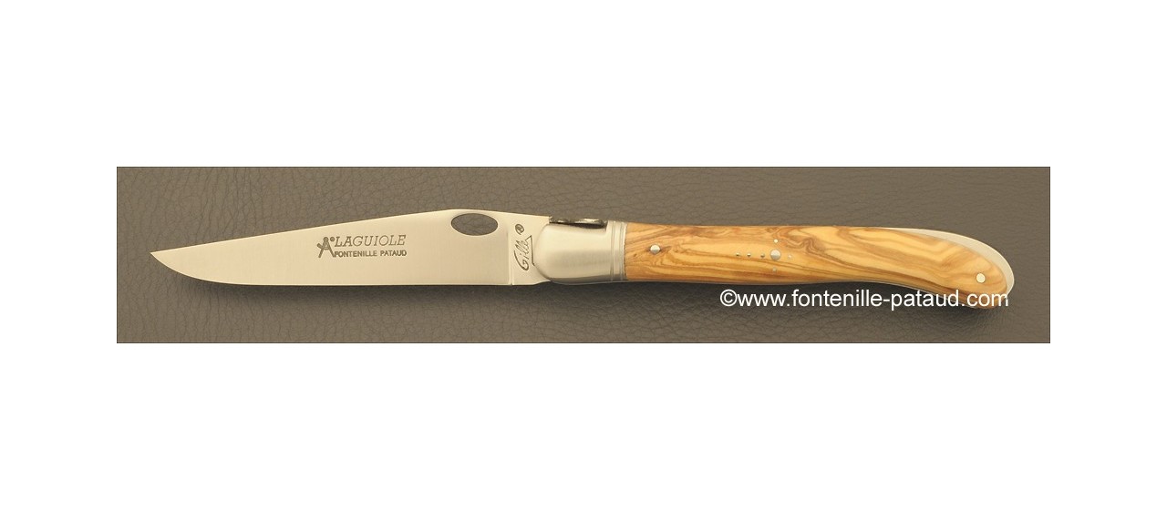 Laguiole Knife Nature Single Hand Range Olivewood