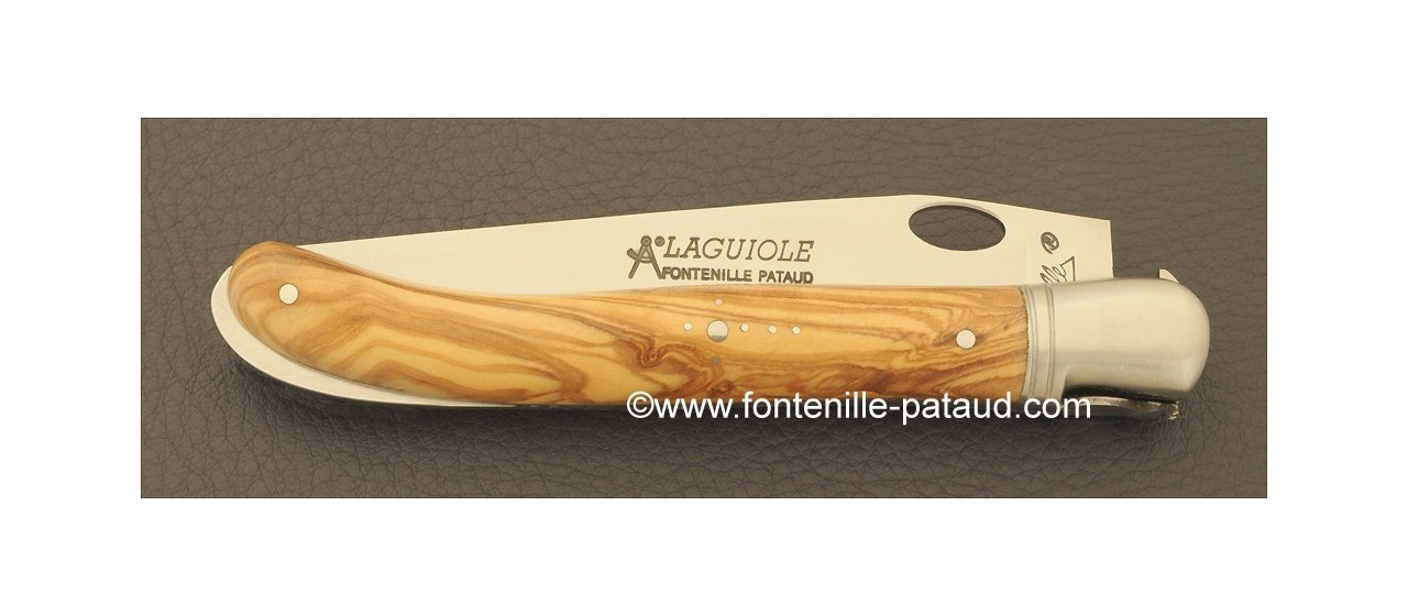 Laguiole Knife Nature Single Hand Range Olivewood