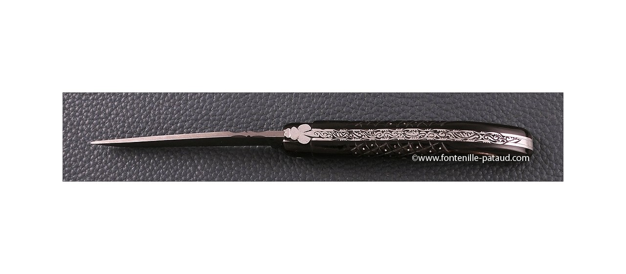 Laguiole knife damascus for collectors