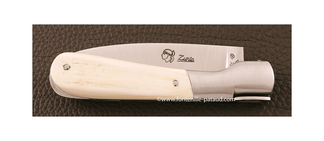 Corsican Pialincu knife Classic Range Mammoth ivory