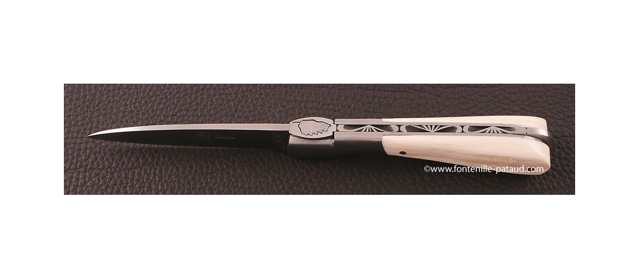 Corsican Pialincu knife Classic Range Mammoth ivory