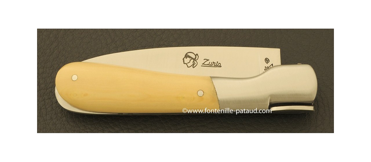 Couteau Pialincu Corse Classique Buis