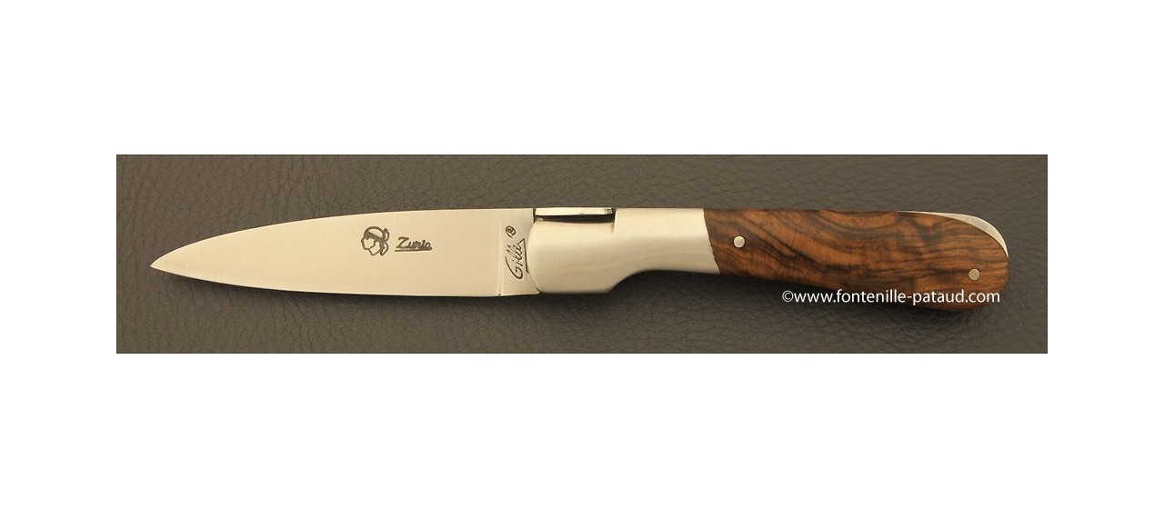 Couteau Pialincu Corse Classique Noyer