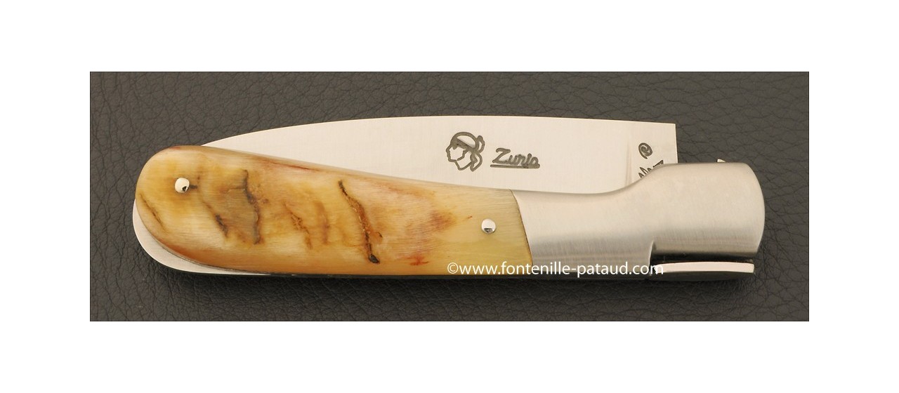 Corsican Pialincu knife Classic Range Ram horn