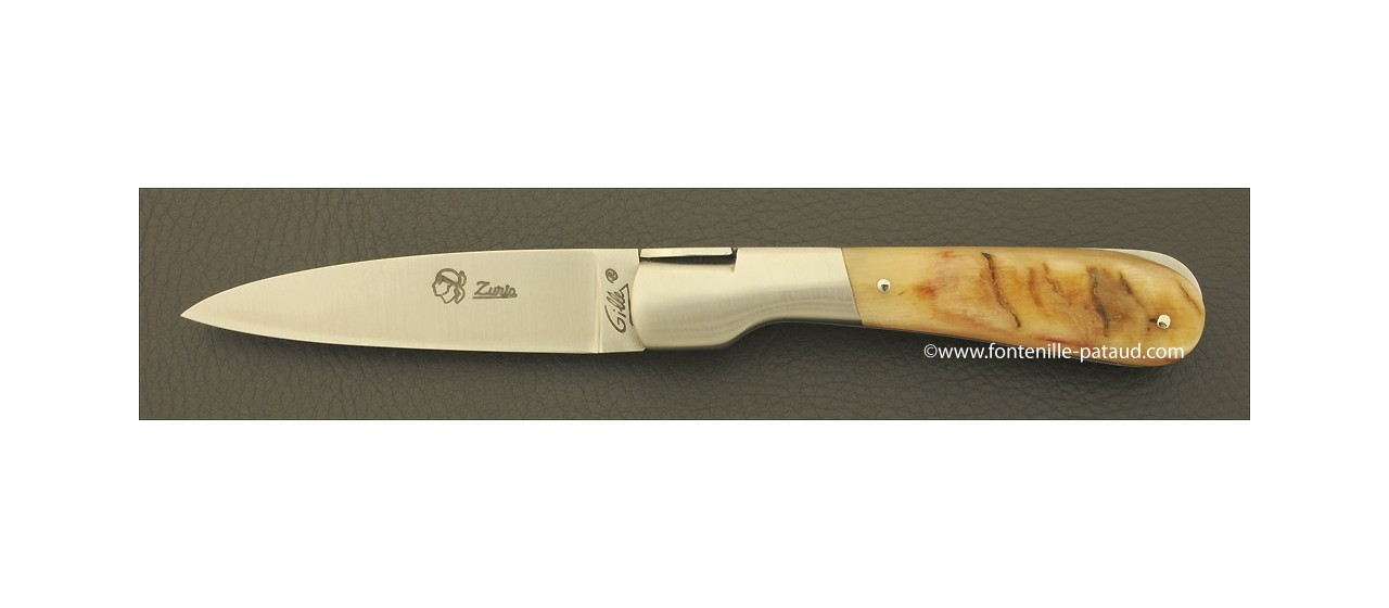 Corsican Pialincu knife Classic Range Ram horn