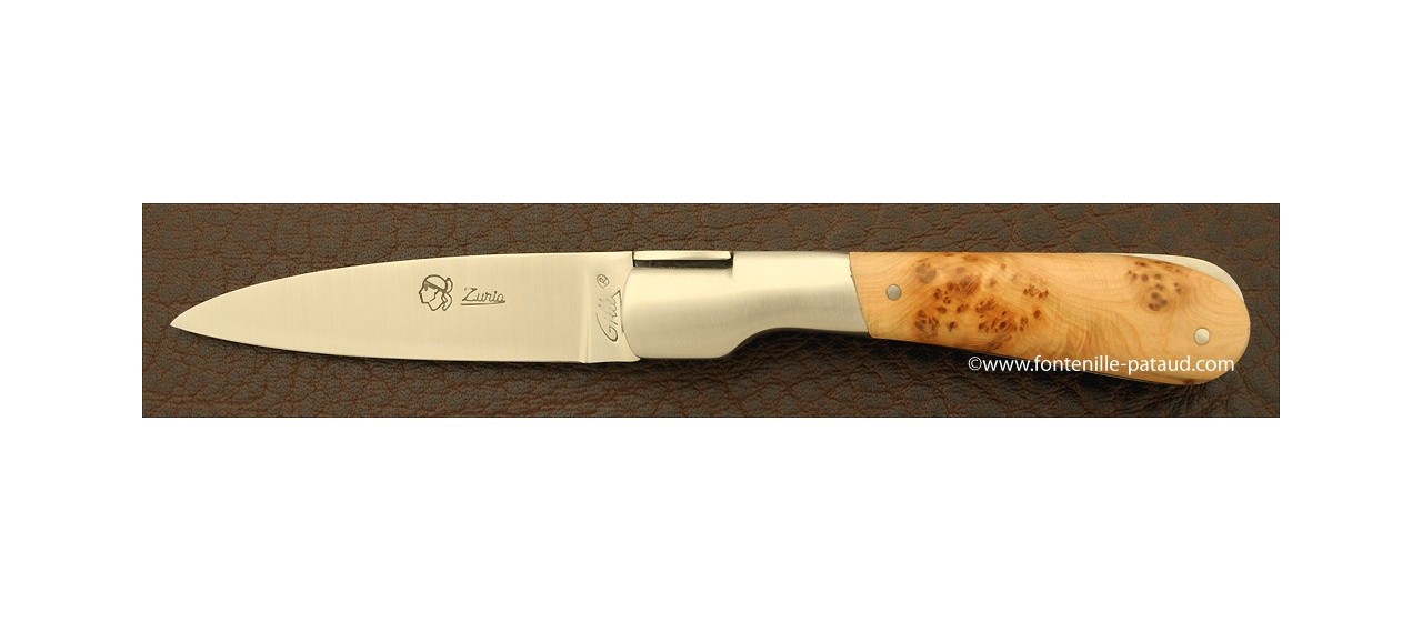 Couteau Pialincu Corse Classique Genevrier