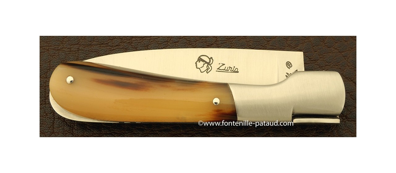 Corsican Pialincu knife Classic Range Horn tip