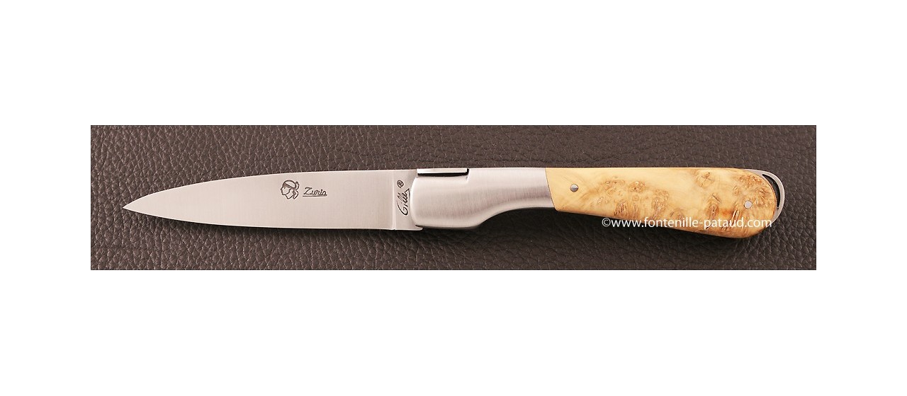 Corsican Sperone knife Classic Range Boxwood Burl