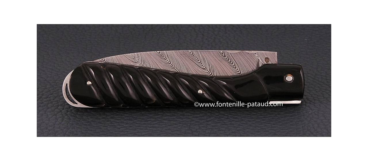 Corsican Sperone knife Collection Range Rop Black horn