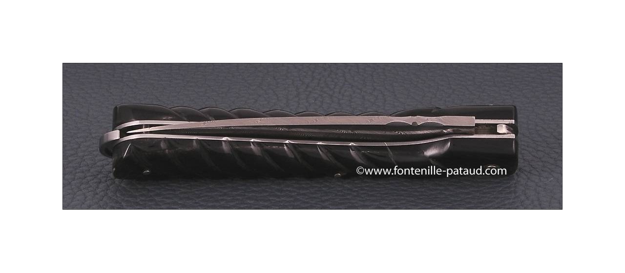 Corsican Sperone knife Collection Range Rop Black horn