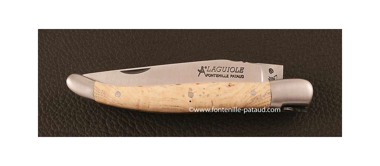 Real laguiole knife from France ash burl