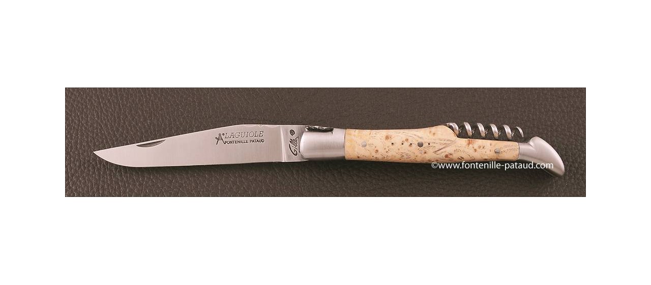 Laguiole Knife Picnic Classic Range Ash burl