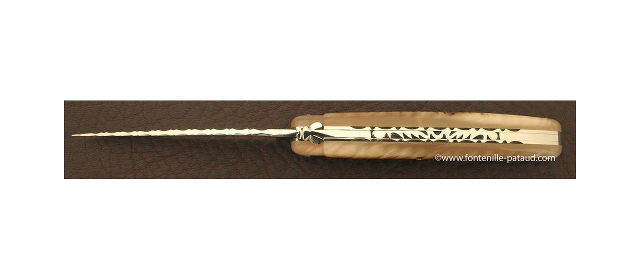 Couteau Laguiole Traditionnel 11 cm Guilloche Belier