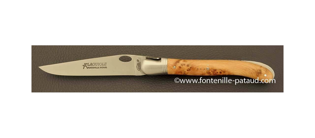 Laguiole Knife Nature Single Hand Range Juniper Burl