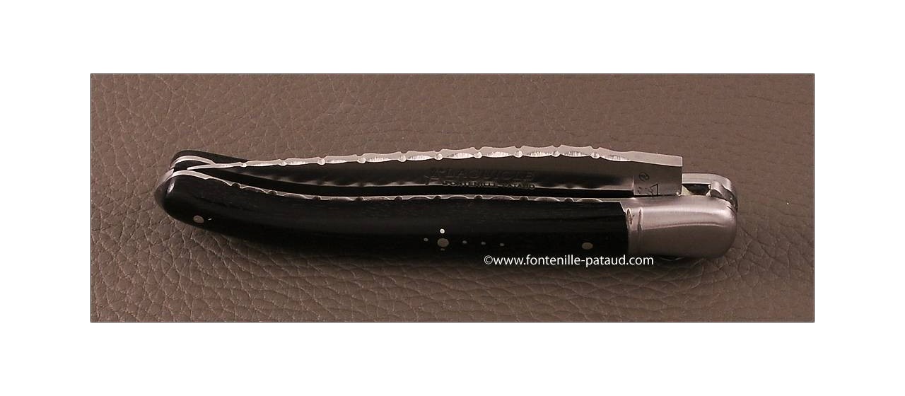 real ebony wood laguiole knife