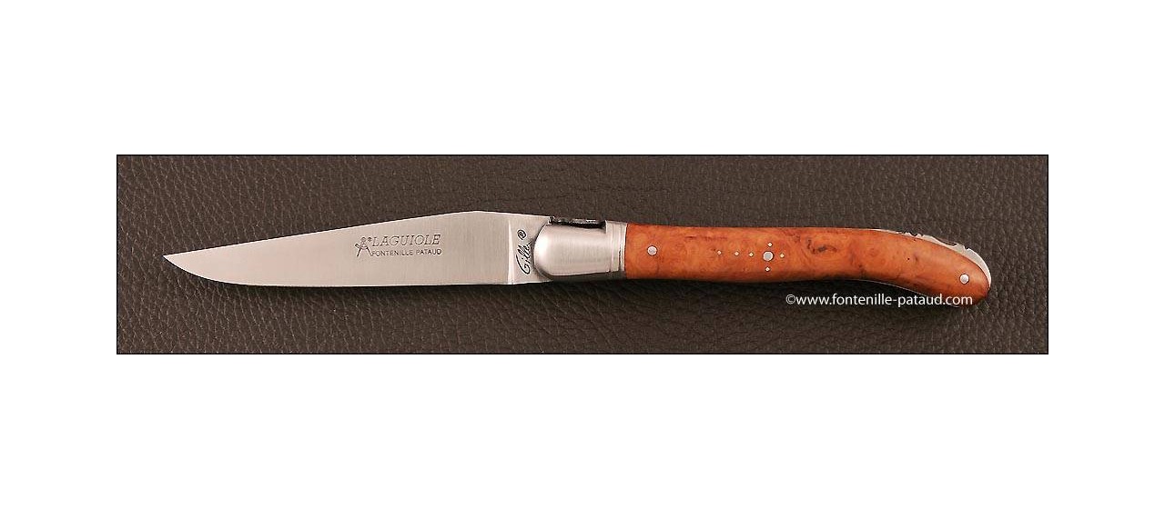 Couteau de Laguiole par Gilles en racine de bruyère