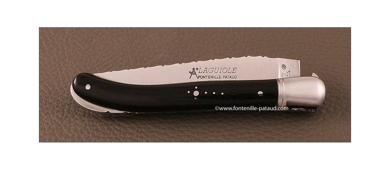 real ebony wood laguiole knife