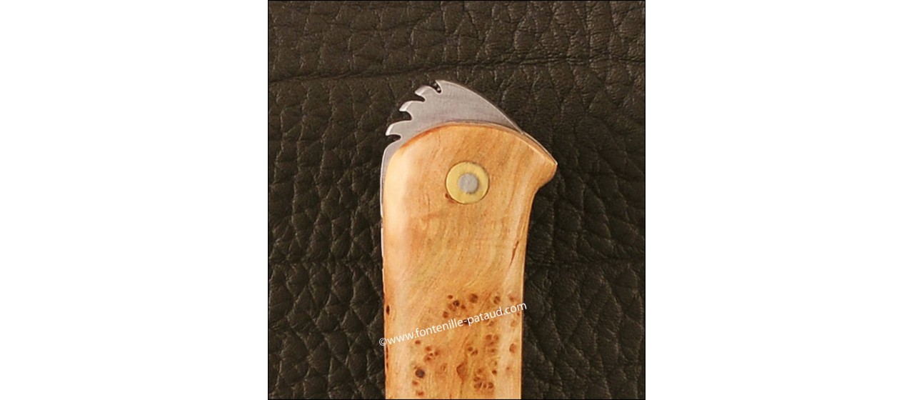 Le 5 Coqs knife juniper hand made in France