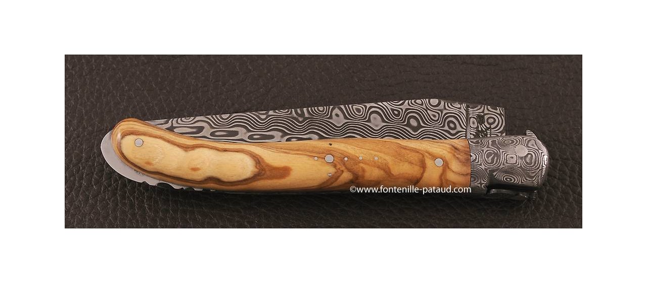 Typical french laguiole knife olivewood