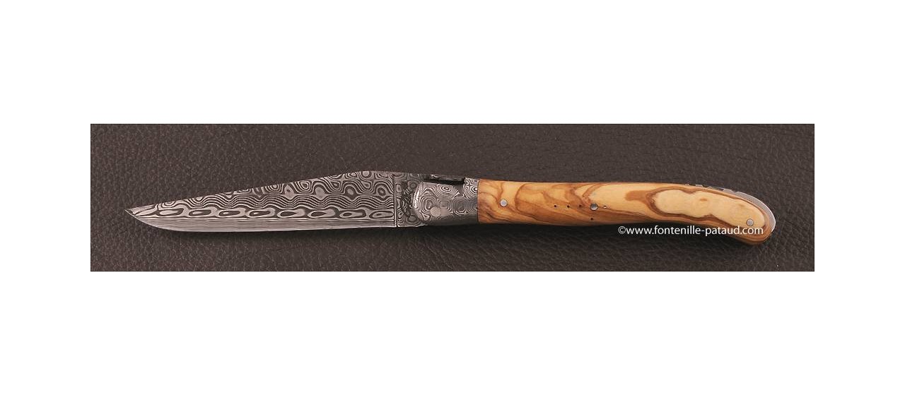 Typical french laguiole knife olivewood