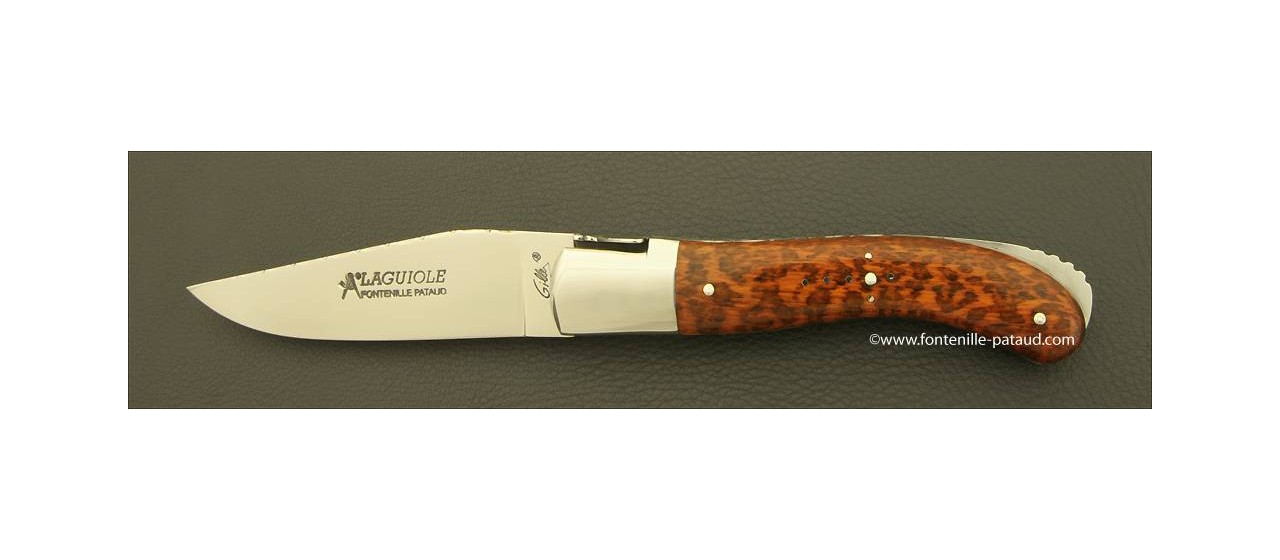 Laguiole Sport knife guilloché amourette