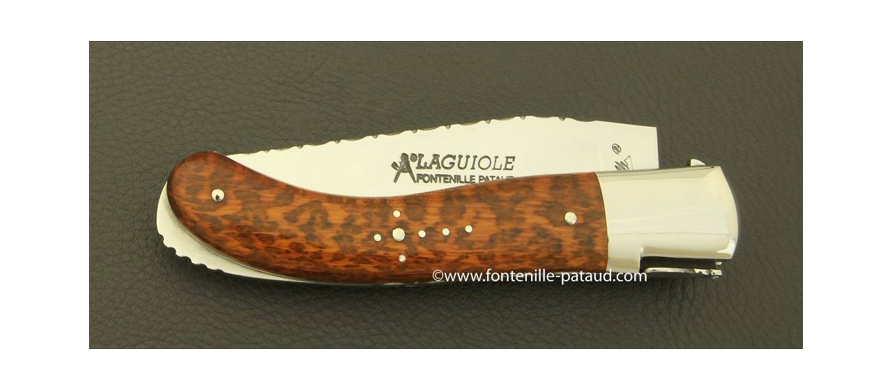 Laguiole Sport knife guilloché amourette