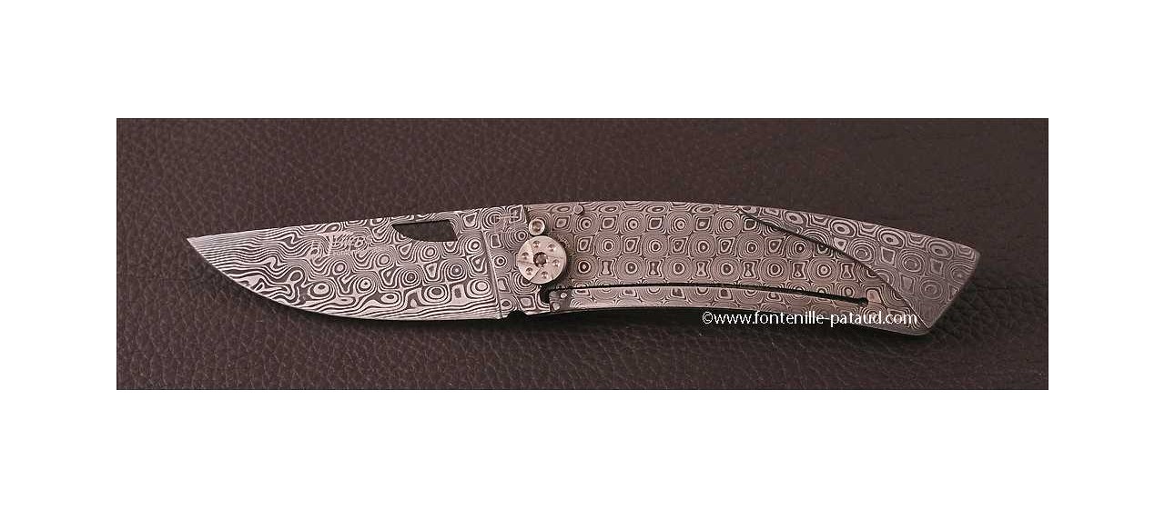 Le Thiers Knife Full Damascus Steel