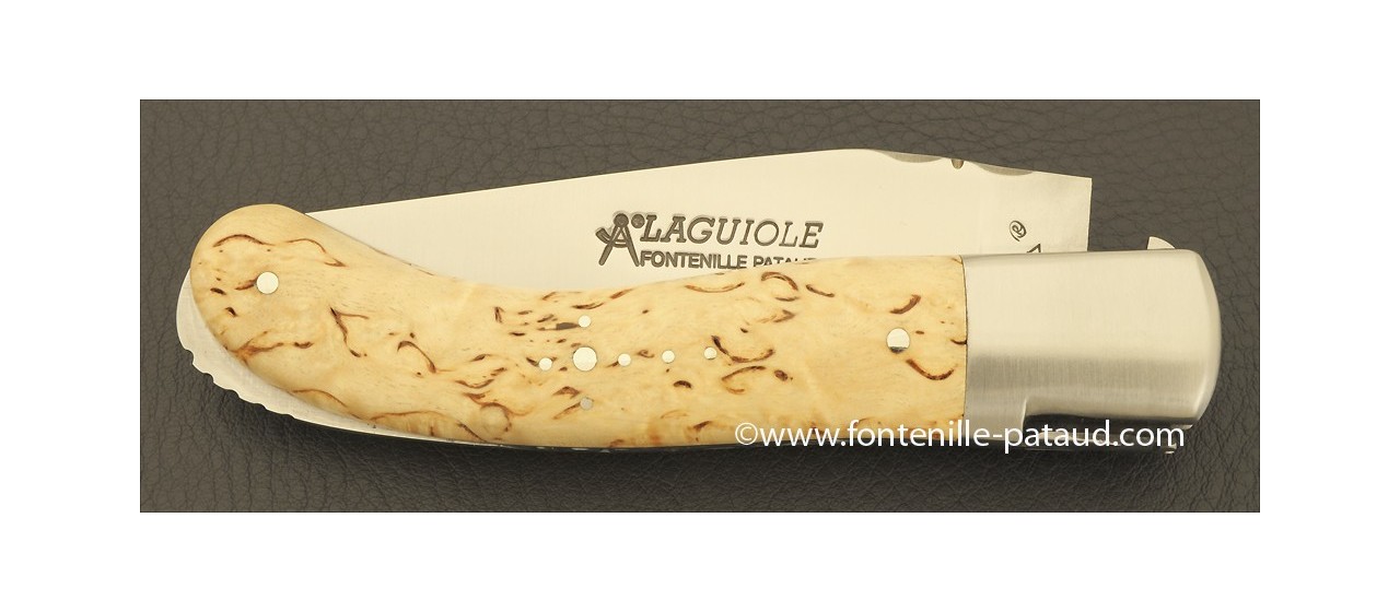 Laguiole Sport knife curly birch